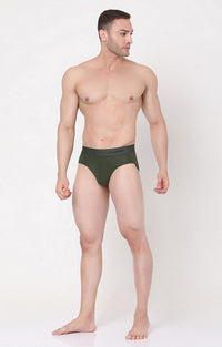 Men Premium Cotton Blend Brief Pack Of 1- Underjeans By Spykar
