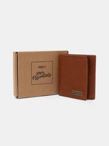 Spykar Black Leather Belt & Wallet Combo