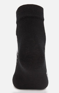Men Premium Black Ankle Length (Non Terry) Single Pair Of Socks- Underjeans By Spykar
