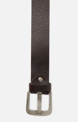 Spykar Black Genuine Leather Belt