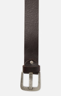 Spykar Black Genuine Leather Belt