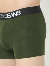 Underjeans By Spykar Men Premium Olive Trunk Pack Of 2