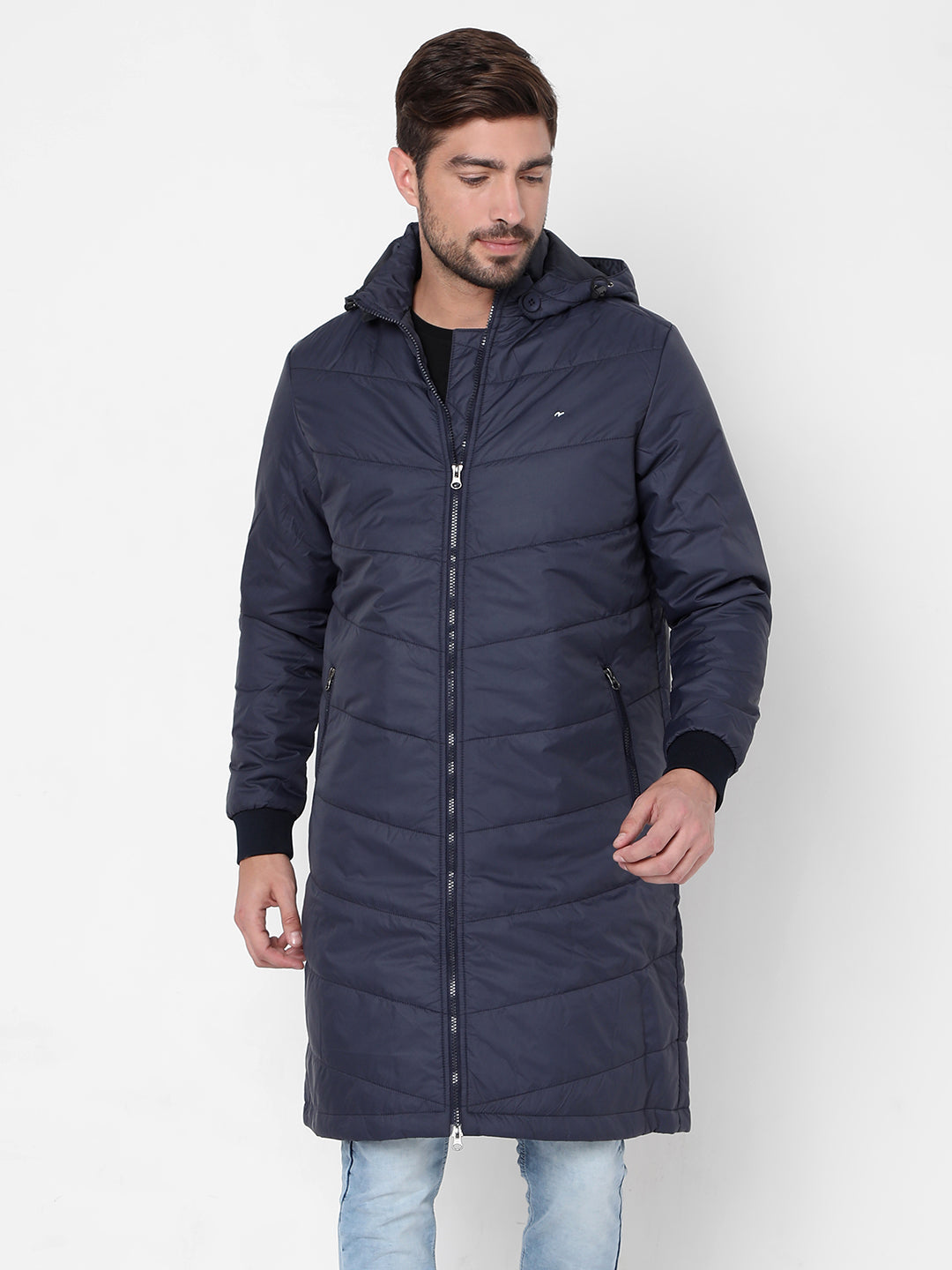 Spykar Blue Polyester Men Jacket