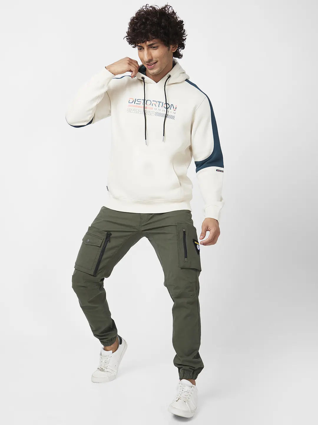 Spykar hooded deals sweatshirt