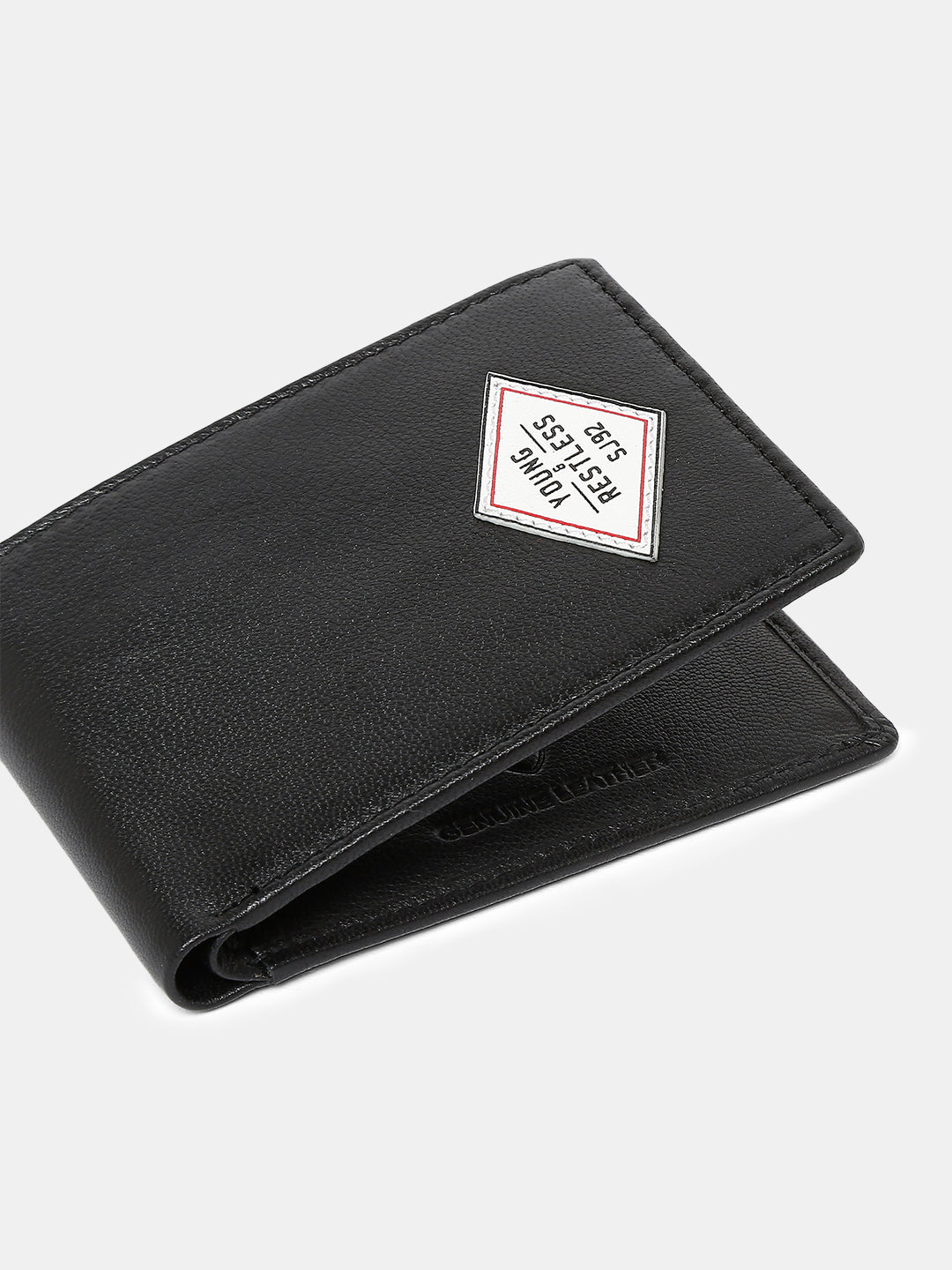 Spykar Men Black Leather Wallet