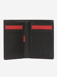 Spykar Men Black Leather Money Clip