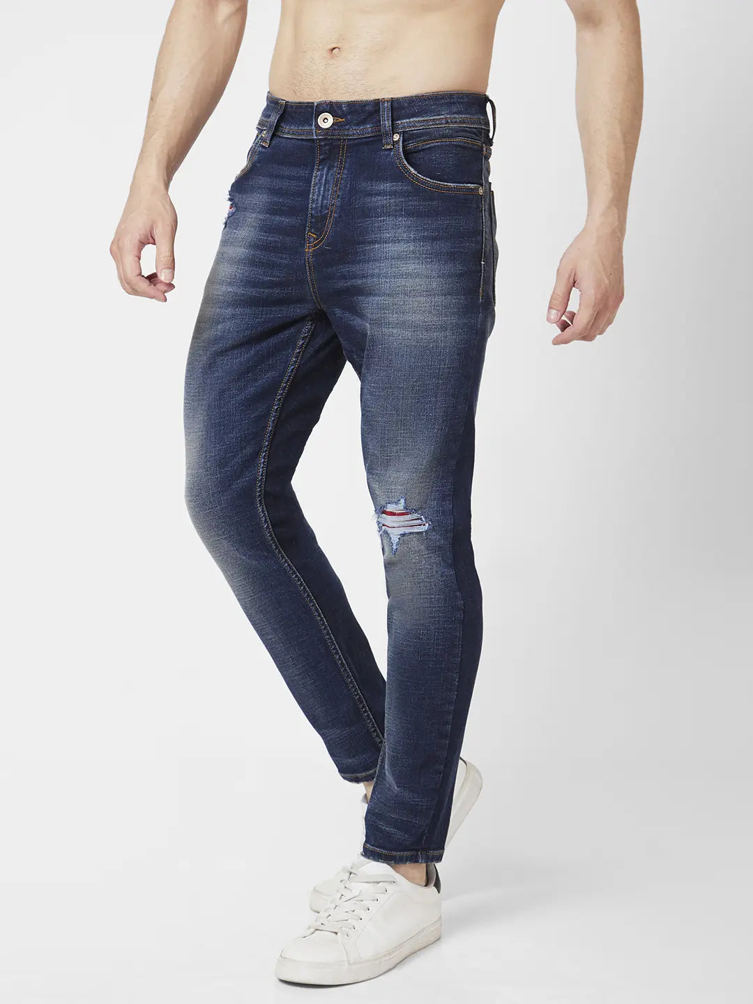 Men's mid 2024 rise skinny jeans
