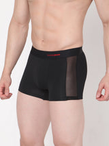 Underjeans By Spykar Men Premium Black Cotton Blend Trunk