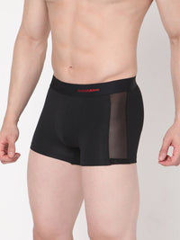 Underjeans By Spykar Men Premium Black Cotton Blend Trunk