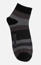 Men Premium Anthra Ankle Length (Non Terry) Single Pair Of Socks- Underjeans By Spykar