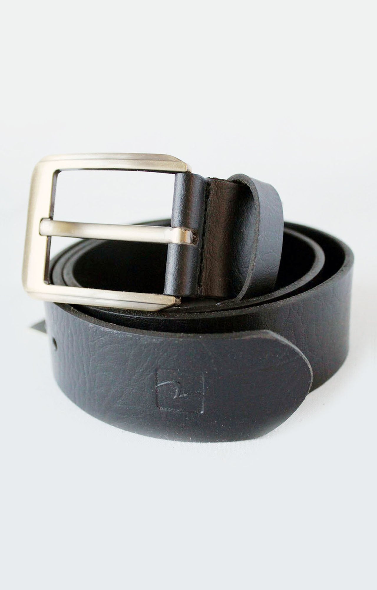 Spykar Black Leather Belts