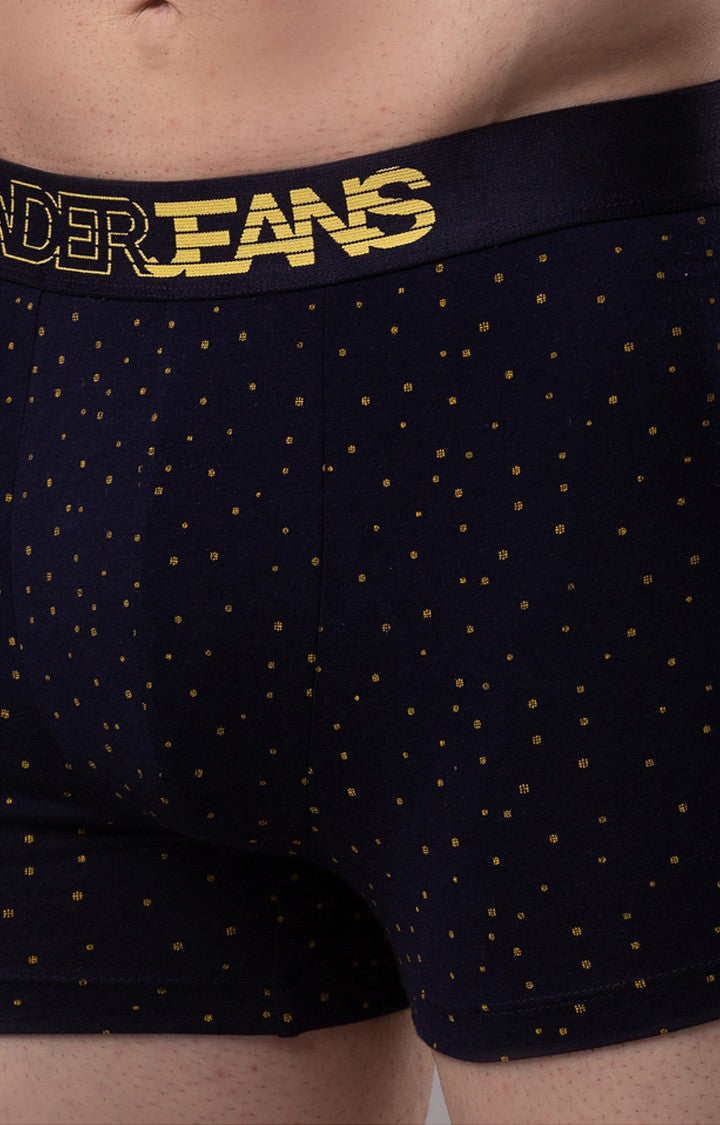 Underjeans By Spykar Men Navy Blue Trunks