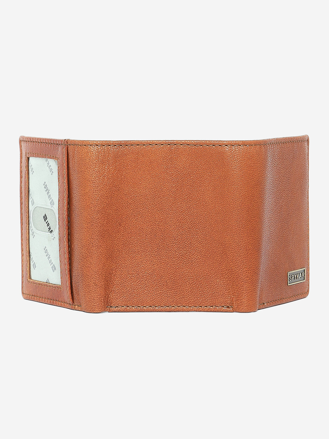 Spykar Men Brown Leather Wallet