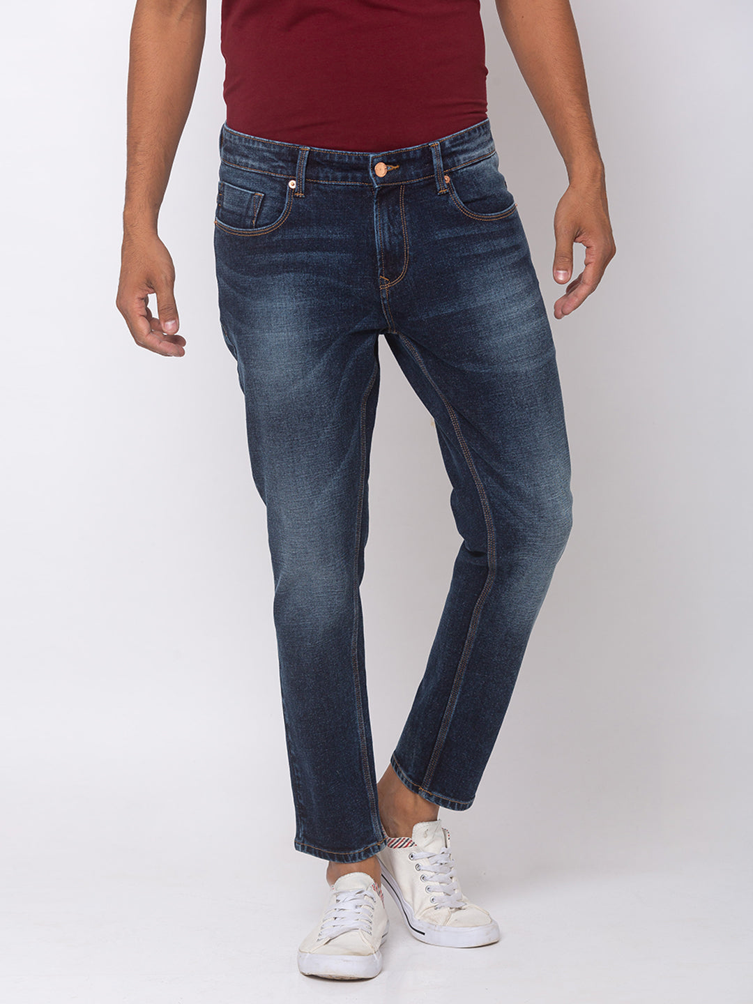 Spykar Blue Cotton Men Jeans (Kano)