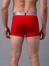 Underjeans By Spykar Men Premium Red Cotton Blend Trunk