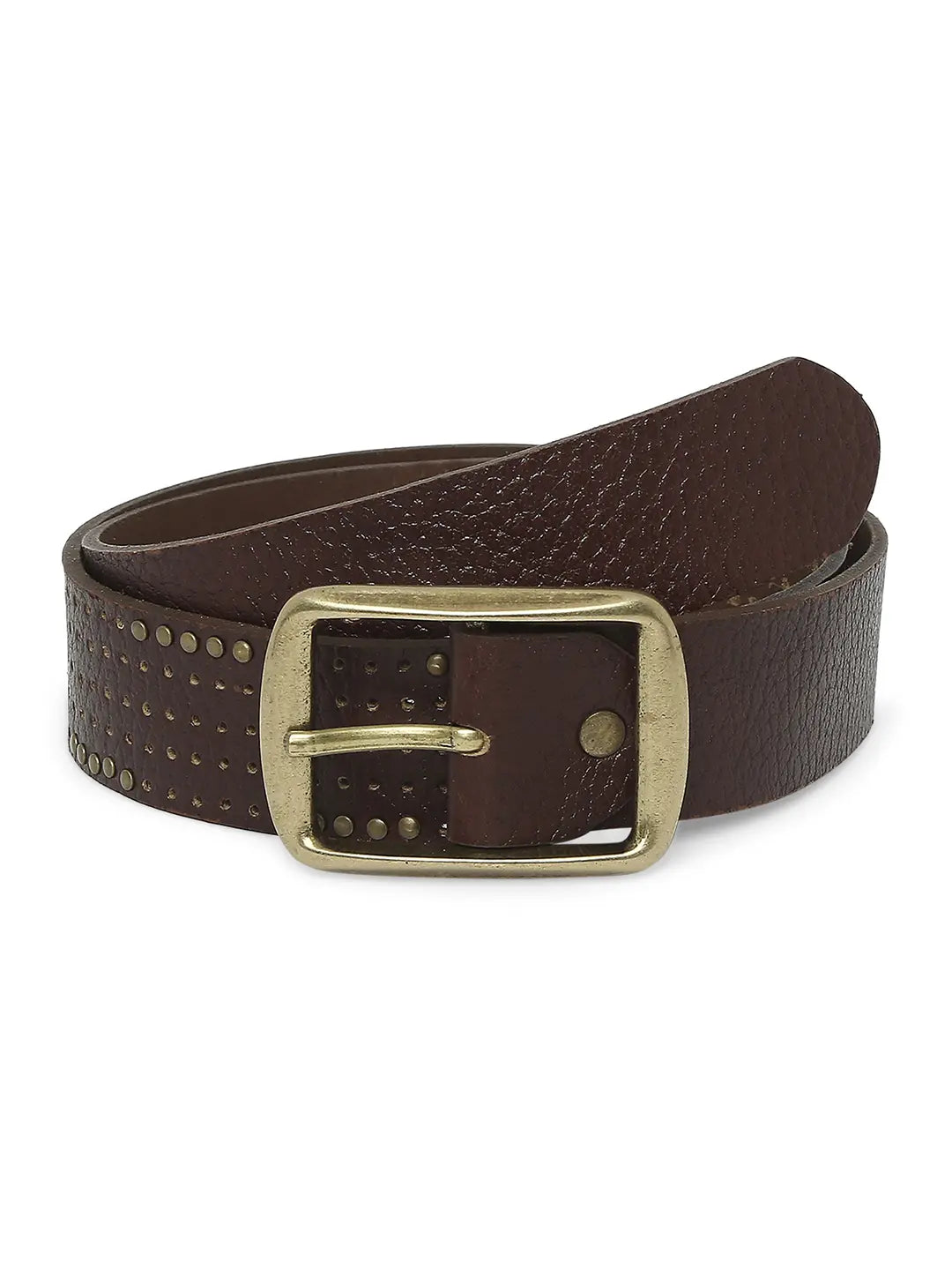 Spykar Men Brown Leather Belt