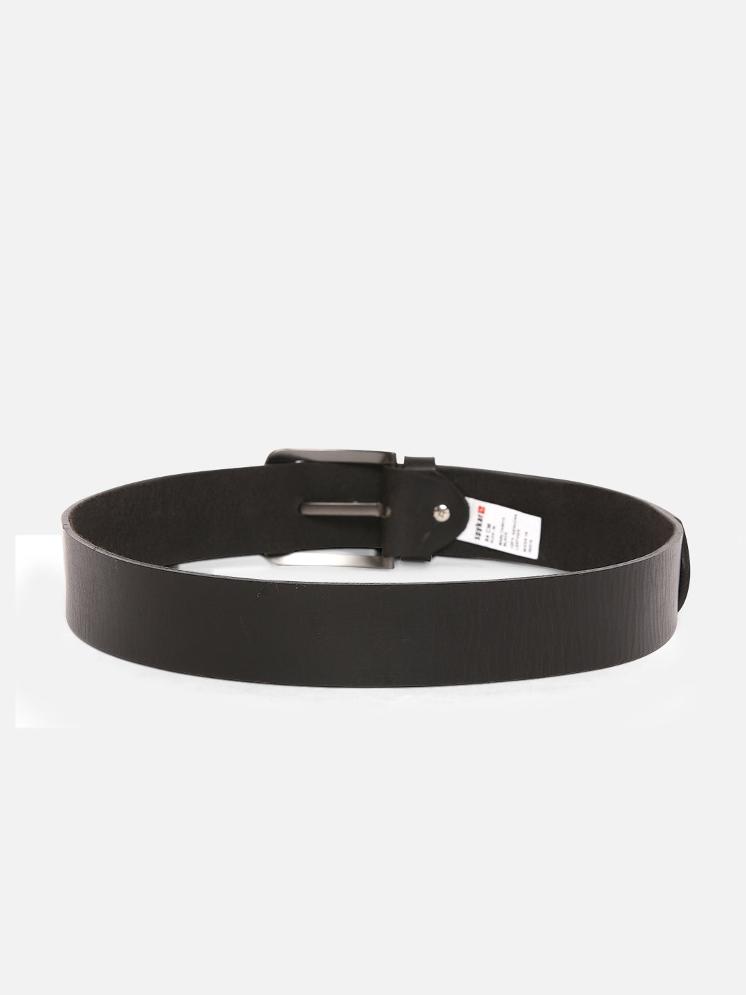 Spykar Men Black Leather Belt