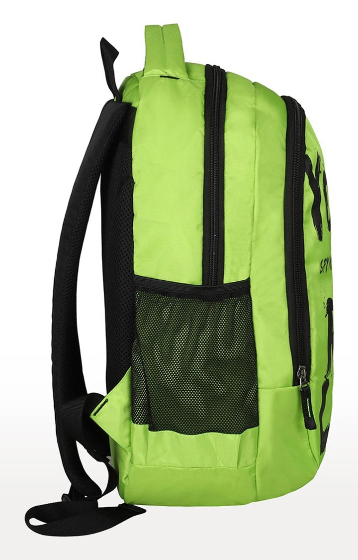 Spykar Green Printed Backpack