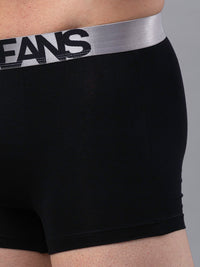 Underjeans By Spykar Men Premium Black Cotton Blend Trunk