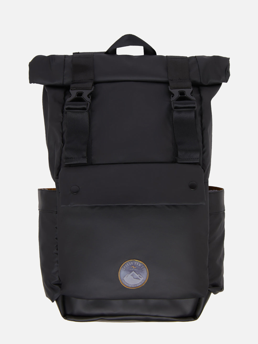 Spykar Black Casual Traveler Backpacks