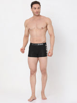 Underjeans By Spykar Men Premium Black Cotton Blend Trunk