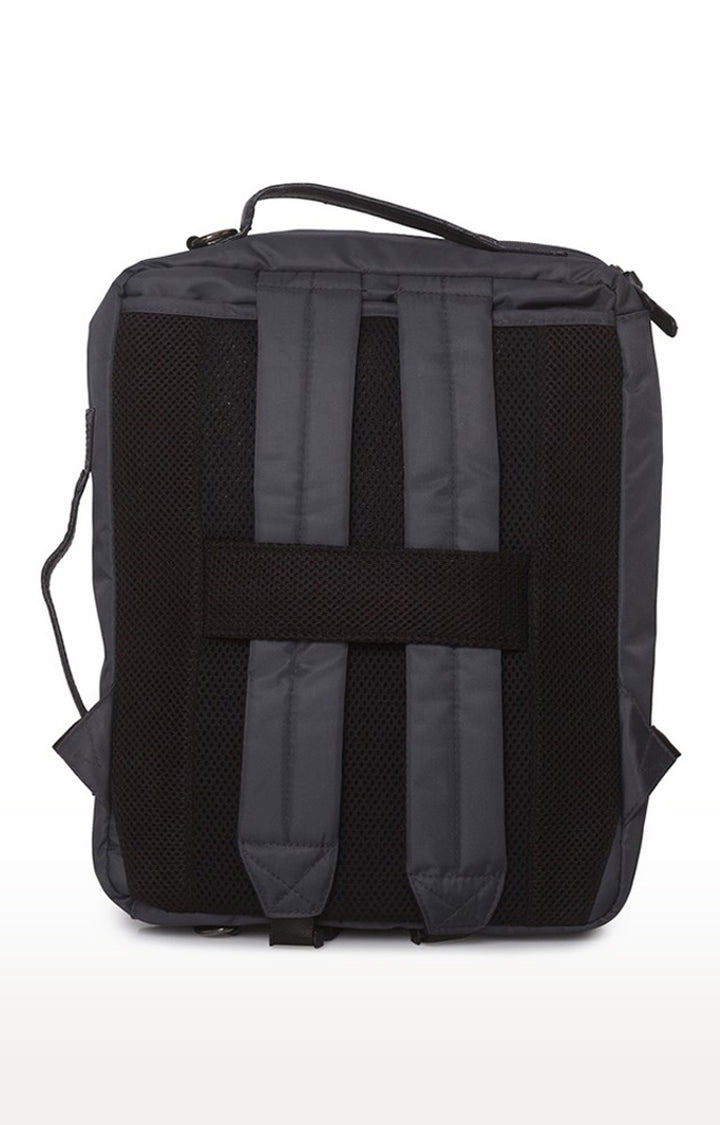 Spykar Grey Polyster Backpack