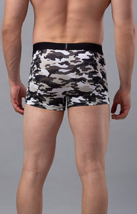 Underjeans By Spykar Men Multicolour Printed Trunks