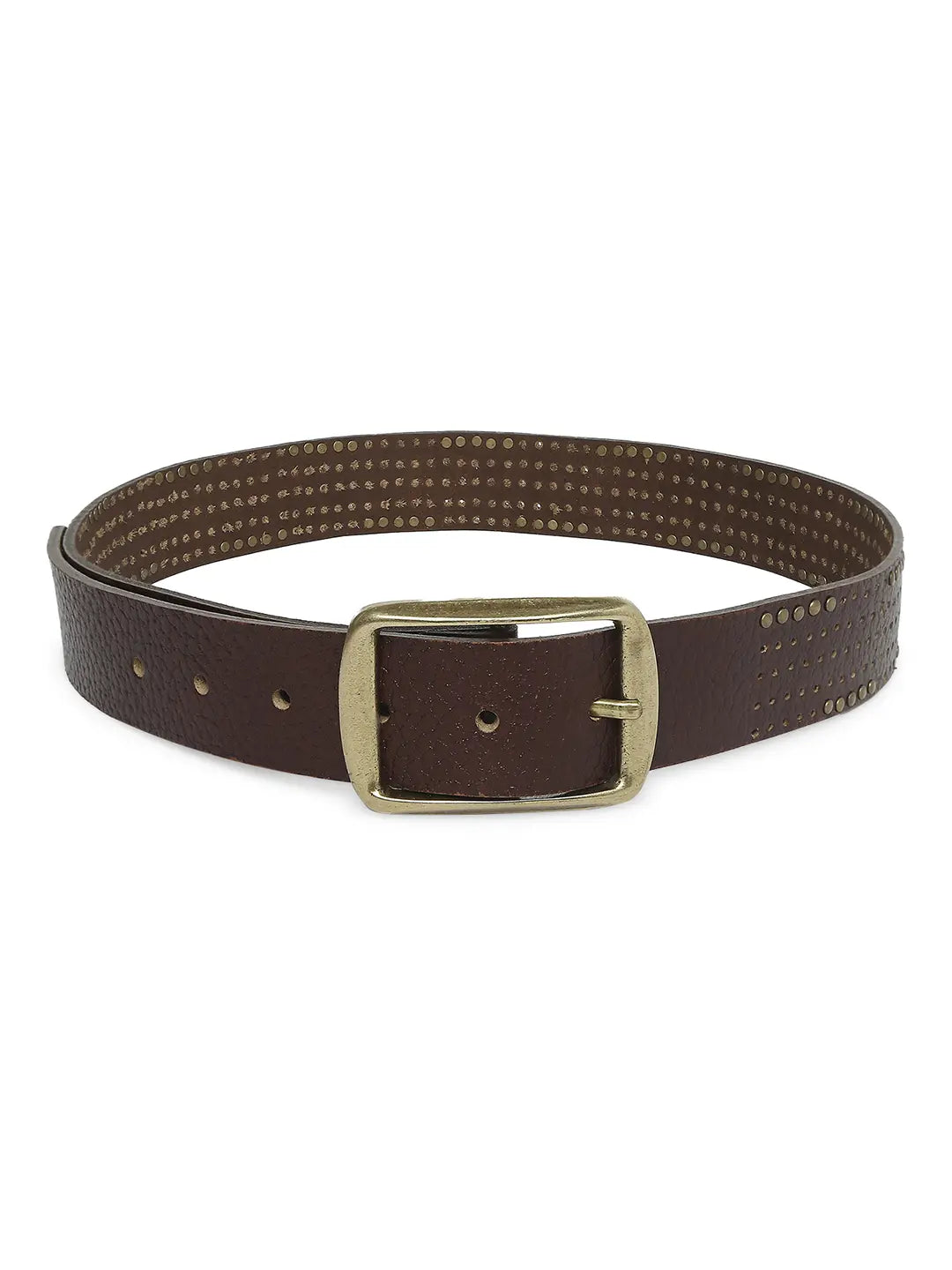 Spykar Men Brown Leather Belt