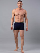 Underjeans By Spykar Men Premium Navy Cotton Blend Trunk