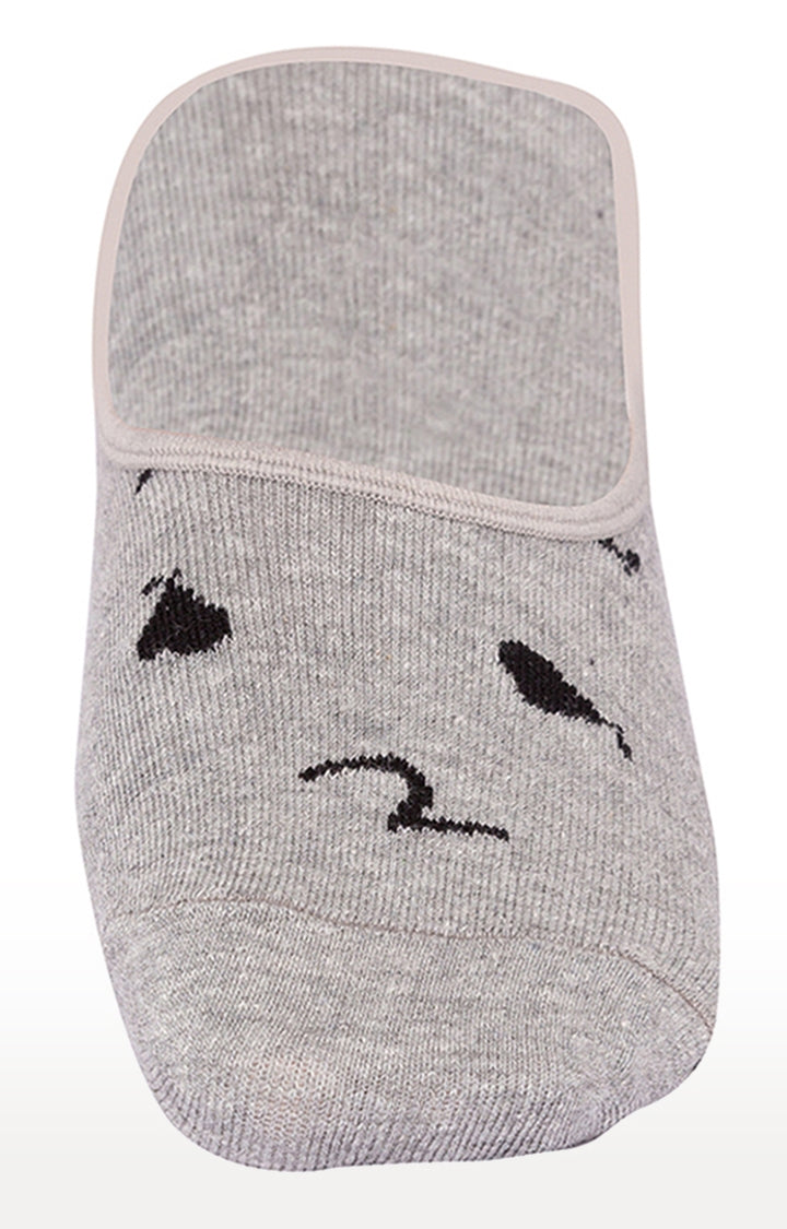 Spykar Navy and Grey Printed Socks - Pair Of 2