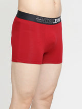Men Premium Maroon & Navy Blue Cotton Blend Trunk - Pack Of 2- Underjeans By Spykar