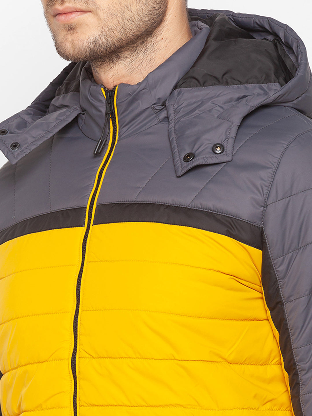 Spykar Yellow Polyester Men Jacket