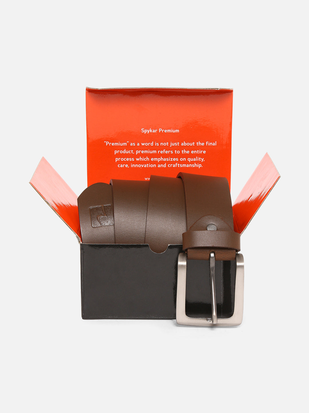 Spykar Men Brown Leather Belt