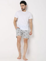 Underjeans By Spykar Men Premium White Cotton Blend Regular Fit Boxer Shorts