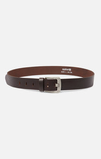 Spykar Black Genuine Leather Belt