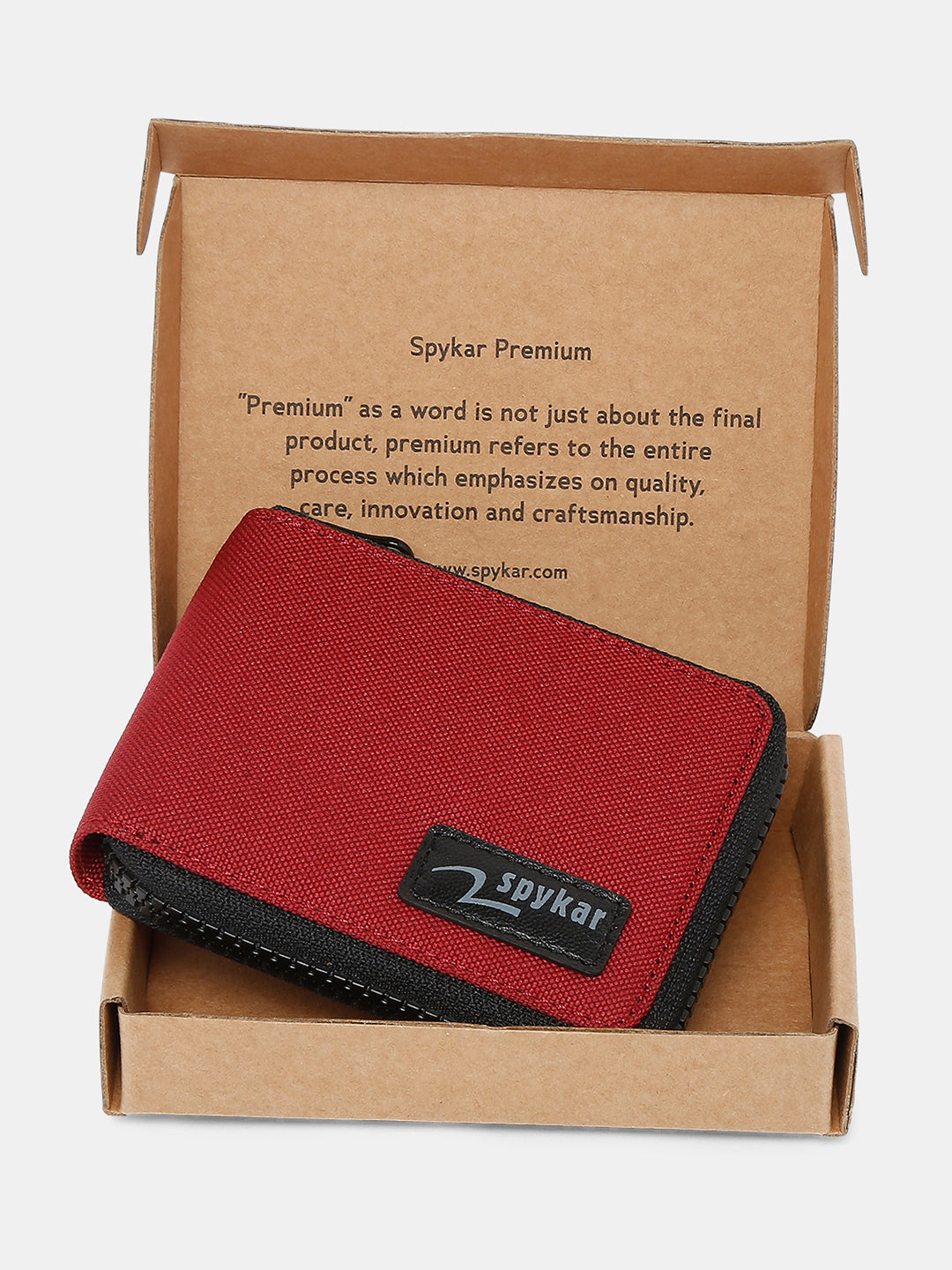 Spykar Men Red Leather Wallet