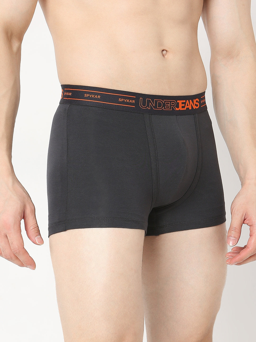 Underjeans by Spykar Men Premium Dark Grey Trunk