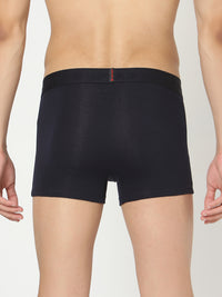 Underjeans By Spykar Men Premium Navy Cotton Blend Trunk