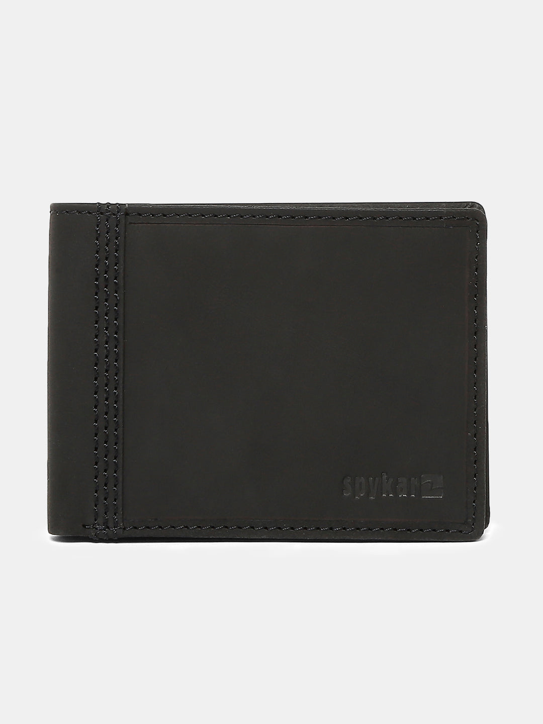 Spykar Men Black Leather Wallet