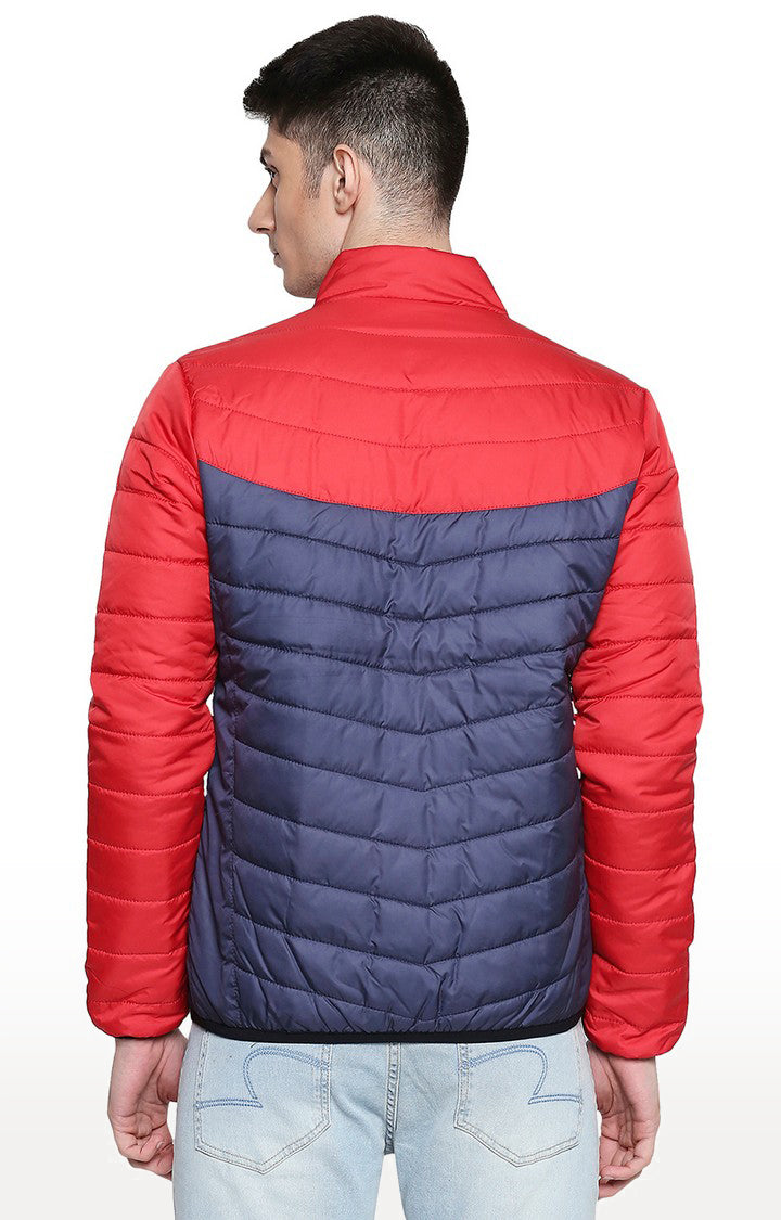 Spykar Red Polyester Regular Fit Jacket For Men