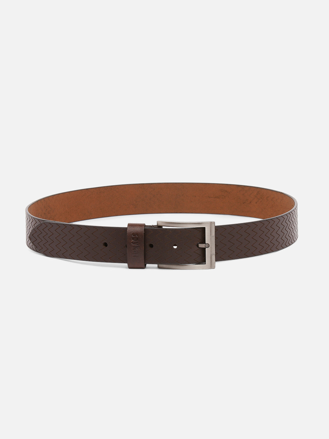 Spykar Men Brown Leather Belt