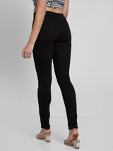 Spykar Women Black Lycra Skinny Fit Regular Length Jeans (Adora)