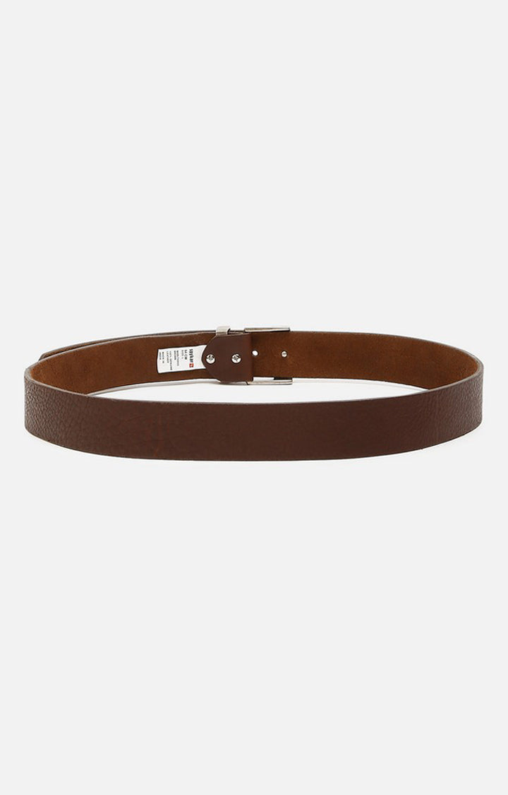 Spykar Men Leather Brown Belt