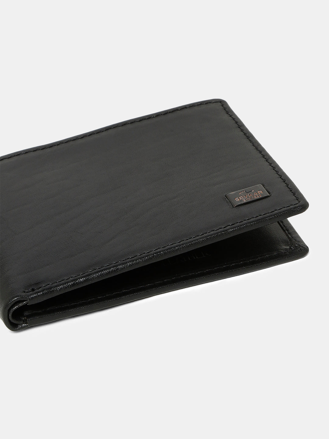 Spykar Men Black Leather Wallet
