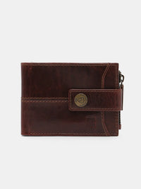 Spykar Black Leather Belt & Wallet Combo