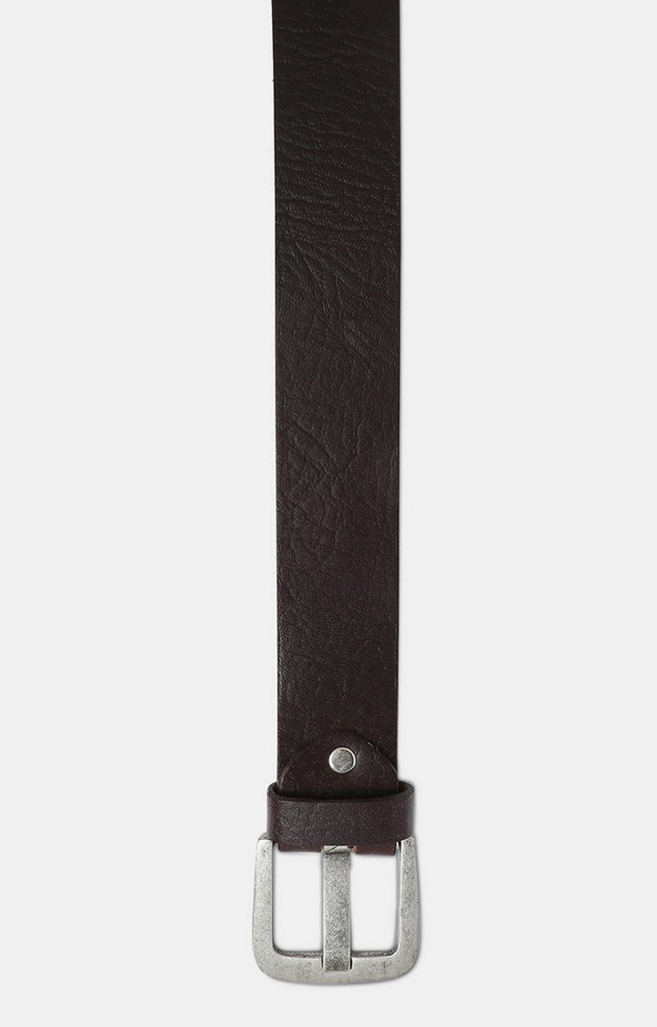 Spykar Men Leather Brown Belt