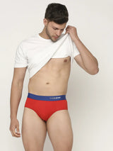 Men Premium Assorted Cotton Blend Printed Brief - Pack Of 3- Underjeans By Spykar