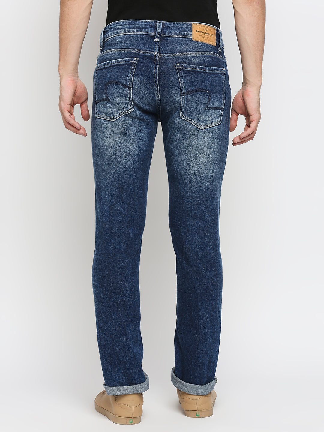 Spykar Blue Cotton Men Jeans (Rover)