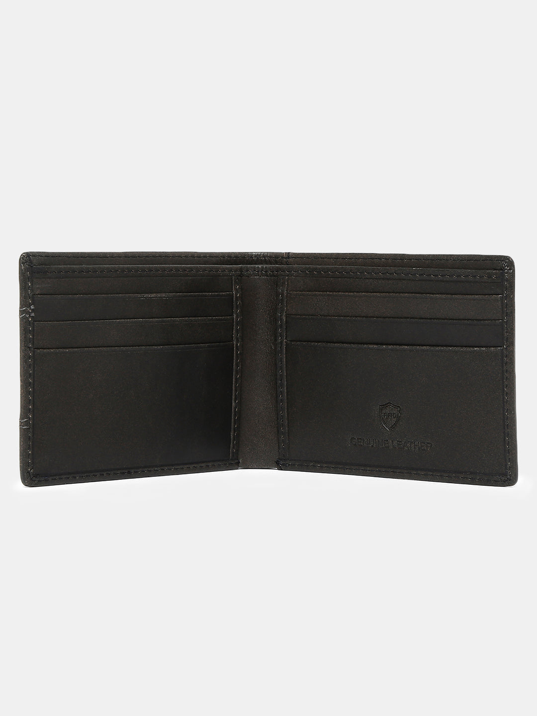 Spykar Men Grey Leather Wallet