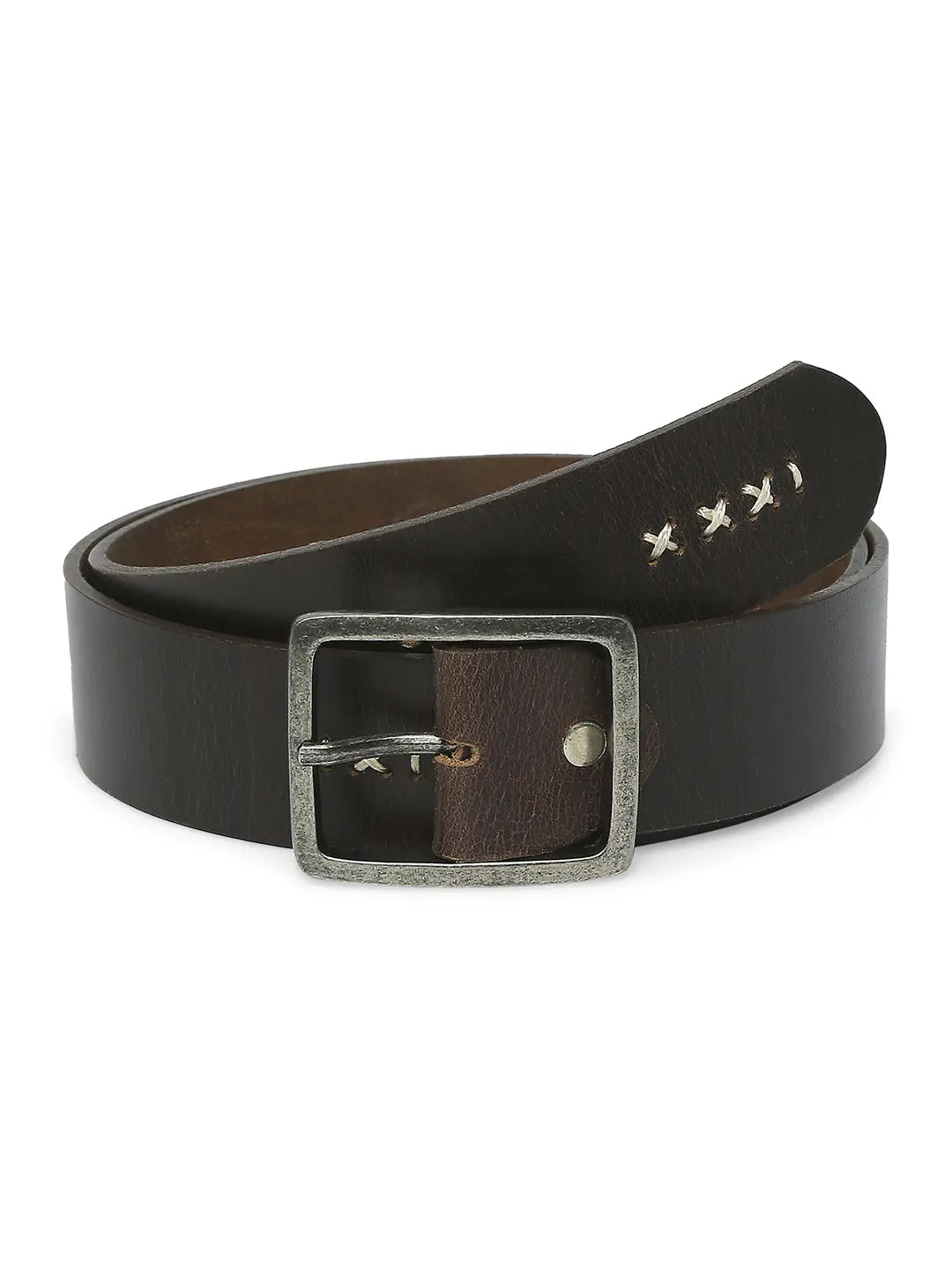 Spykar Men Brown Leather Belt